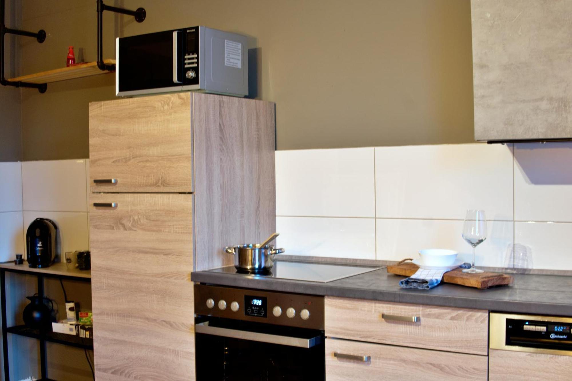 Industrial Style 77Qm Mit Balkon Apartment Herne Exterior photo